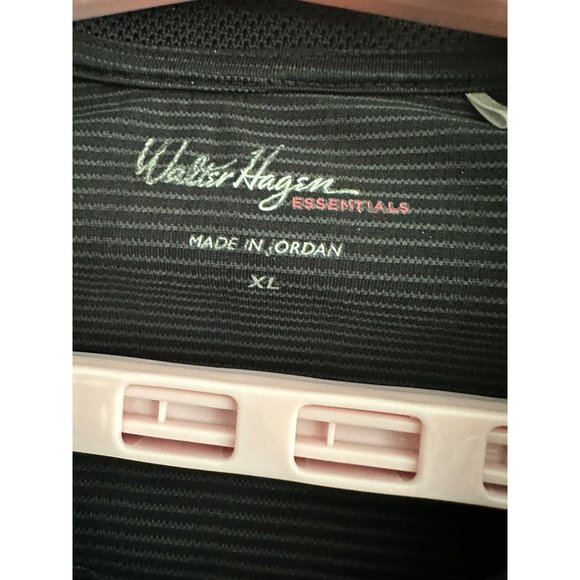 Walter Hagen Essentials Golf Polo Short Sleeve Shirt Black & Gray Men's SZ XL - Picture 3 of 8